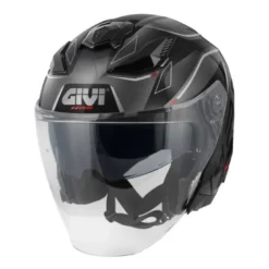 Casco Jet Givi X.31 Impact Nero Dark Titanio Rosso