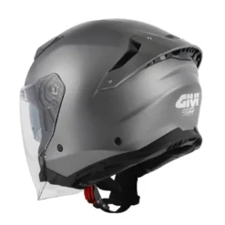 Casco Jet Givi X.31 Solid Fiber Titanio Opaco