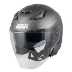 Casco Jet Givi X.31 Solid Fiber Titanio Opaco