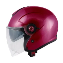 Casco Jet Kappa KV35 Basic Bordeaux Lucido