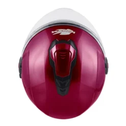 Casco Jet Kappa KV35 Basic Bordeaux Lucido