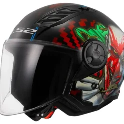 Casco Jet Ls2 OF616 Airflow 2 Happy Dreams Lucido