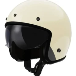 Casco Jet Ls2 OF601 Bob II Solid Cream Lucido