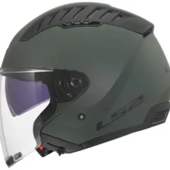Casco Jet Ls2 OF600 Copter II Solid Verde Militare Opaco