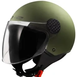 Casco Jet Ls2 OF558 Sphere II Solid Verde Militare Opaco