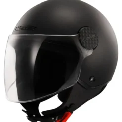 Casco Jet Ls2 OF558 Sphere Lux II Solid Nero Opaco