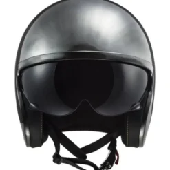 Casco Jet Ls2 OF599 Spitfire II Jeans Titanio Lucido
