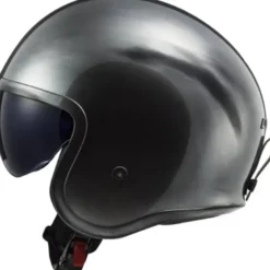 Casco Jet Ls2 OF599 Spitfire II Jeans Titanio Lucido
