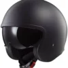 Casco Jet Ls2 OF599 Spitfire II Solid Nero Opaco