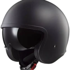 Casco Jet Ls2 OF599 Spitfire II Solid Nero Opaco