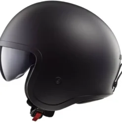 Casco Jet Ls2 OF599 Spitfire II Solid Nero Opaco