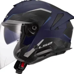 Casco Jet LS2 OF618 Verso II Air Navy Blu