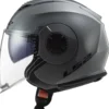 Casco Jet Ls2 OF570 Verso Solid Nardo Grigio