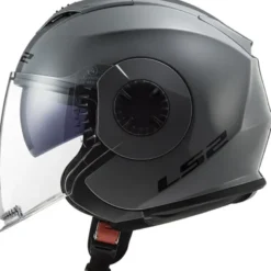 Casco Jet Ls2 OF570 Verso Solid Nardo Grigio