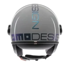 Casco Jet Momo Design Fgtr Classic Candy Flip Lucido Grigio Blu Fucsia