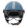 Casco Jet Momo Design Fgtr Classic Candy Lucido Sky Blu Bianco