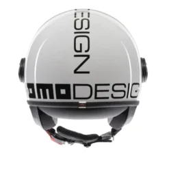 Casco Jet Momo Design Fgtr Classic Mono Lucido Bianco Nero