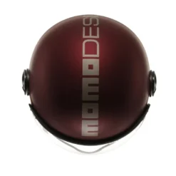Casco Jet Momo Design Fgtr Evo Mono Opaco Amarena Argento