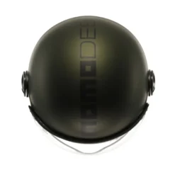 Casco Jet Momo Design Fgtr Evo Mono Opaco Verde Nero