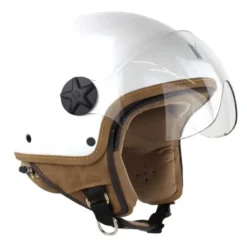 Casco Jet Motocubo 721 Ant Bianco Perla