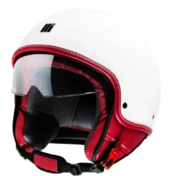 Casco Jet Motocubo 717 Beetle Bianco