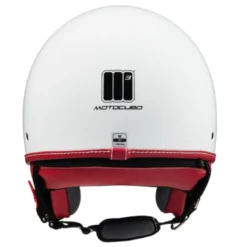 Casco Jet Motocubo 717 Beetle Bianco