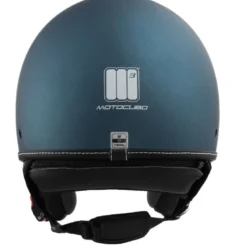 Casco Jet Motocubo 717 Beetle Blu