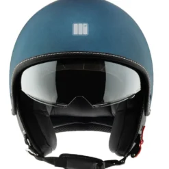 Casco Jet Motocubo 717 Beetle Blu