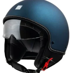 Casco Jet Motocubo 717 Beetle Blu