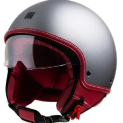 Casco Jet Motocubo 717 Beetle Titanio