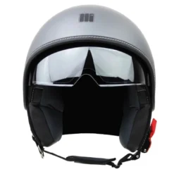 Casco Jet Motocubo 517 Beetle Titanio Opaco