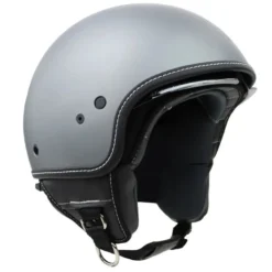Casco Jet Motocubo 517 Beetle Titanio Opaco