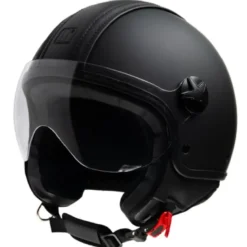 Casco Jet Motocubo 722 Top Ant Nero Opaco