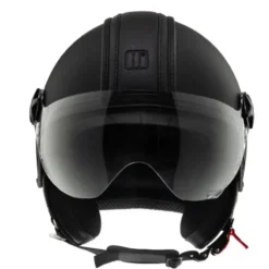 Casco Jet Motocubo 722 Top Ant Nero Opaco