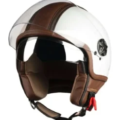 Casco Jet Motocubo 727 Top Cube Bianco Perla