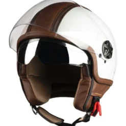 Casco Jet Motocubo Top Cube 527 Bianco Perla