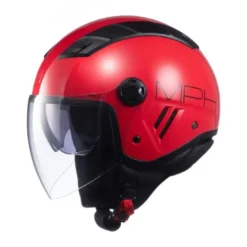 Casco Jet MPH Aire Rosso Lucido