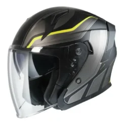 Casco Jet MPH Maxi Dart Nero Giallo Opaco