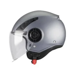 Casco Jet Mt Helmets Aeris Pure A2 Grigio Opaco