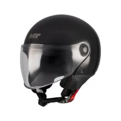 Casco Jet Mt Helmets Of501 B Street S A1 Pure Nero Lucido