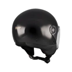 Casco Jet Mt Helmets Of501 B Street S A1 Pure Nero Lucido