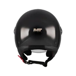 Casco Jet Mt Helmets Of501 B Street S A1 Pure Nero Lucido