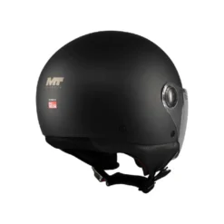 Casco Jet Mt Helmets Of501 B Street S A1 Pure Nero Opaco