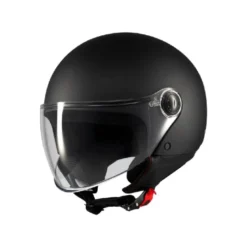Casco Jet Mt Helmets Of501 B Street S A1 Pure Nero Opaco