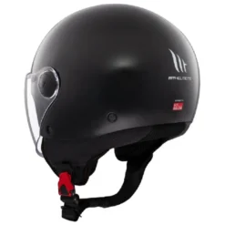 Casco Jet Mt Helmets  Of501 B Street S Solid A1 Lucido Nero