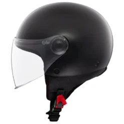 Casco Jet Mt Helmets  Of501 B Street S Solid A1 Lucido Nero
