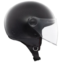 Casco Jet Mt Helmets  Of501 B Street S Solid A1 Lucido Nero