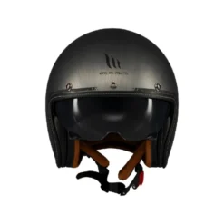 Casco Jet Mt Helmets Of507Sv B Lemans 2 Sv S Scratched Chrome A2 Opaco