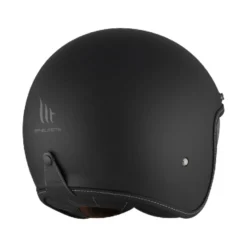 Casco Jet Mt Helmets Of507Sv B Lemans 2 Sv S Solid A1 Opaco Nero