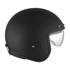 Casco Jet Mt Helmets Of507Sv B Lemans 2 Sv S Solid A1 Opaco Nero